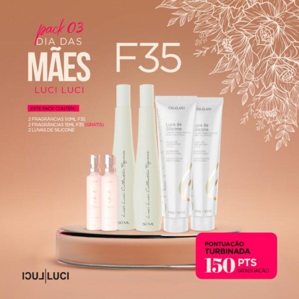 Pack dia das mães F35 + Luva