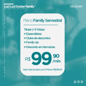 Telemedicina - Plano Family Semestral